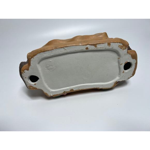 Porcelain Christmas Card Mail Holder Mr & Mrs Mice Santa & Helper - Picture 8 of 8